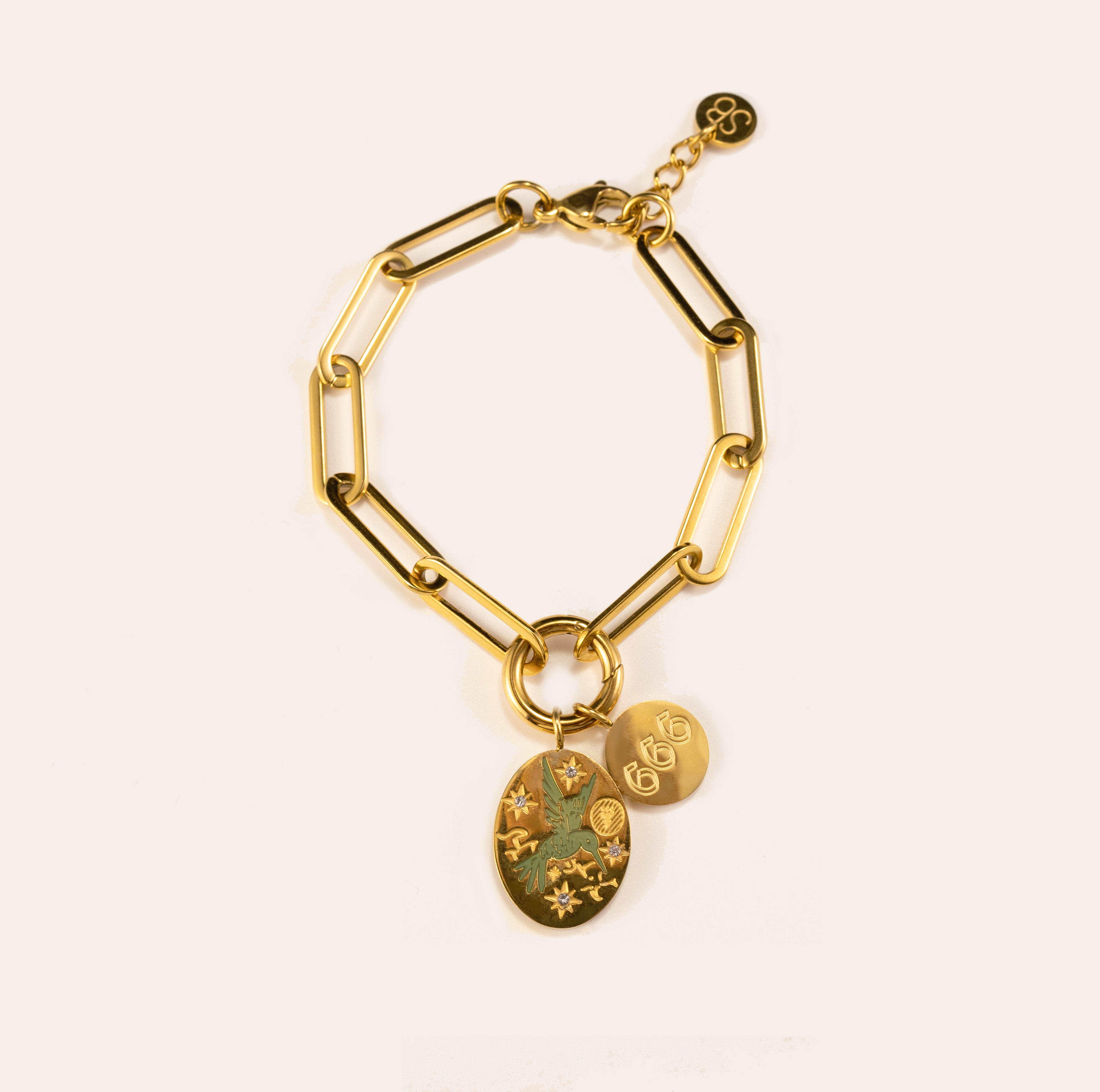 Silvbreeze Zephyra Greenbird Angel Number Bracelet