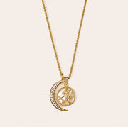 Silvbreeze Lunara Zodiac Neck Chain Necklace – Rolo Chain