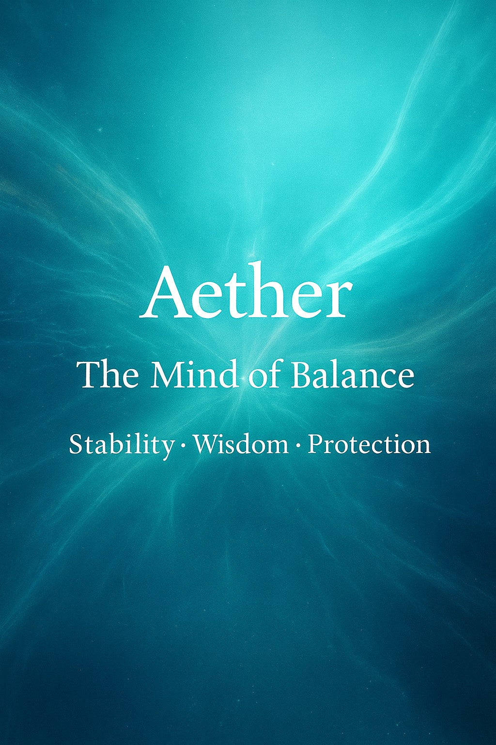 Aether MBTI Energy Card – Balance, Stability, Wisdom – Personality Jewelry Collection by Silvbreeze