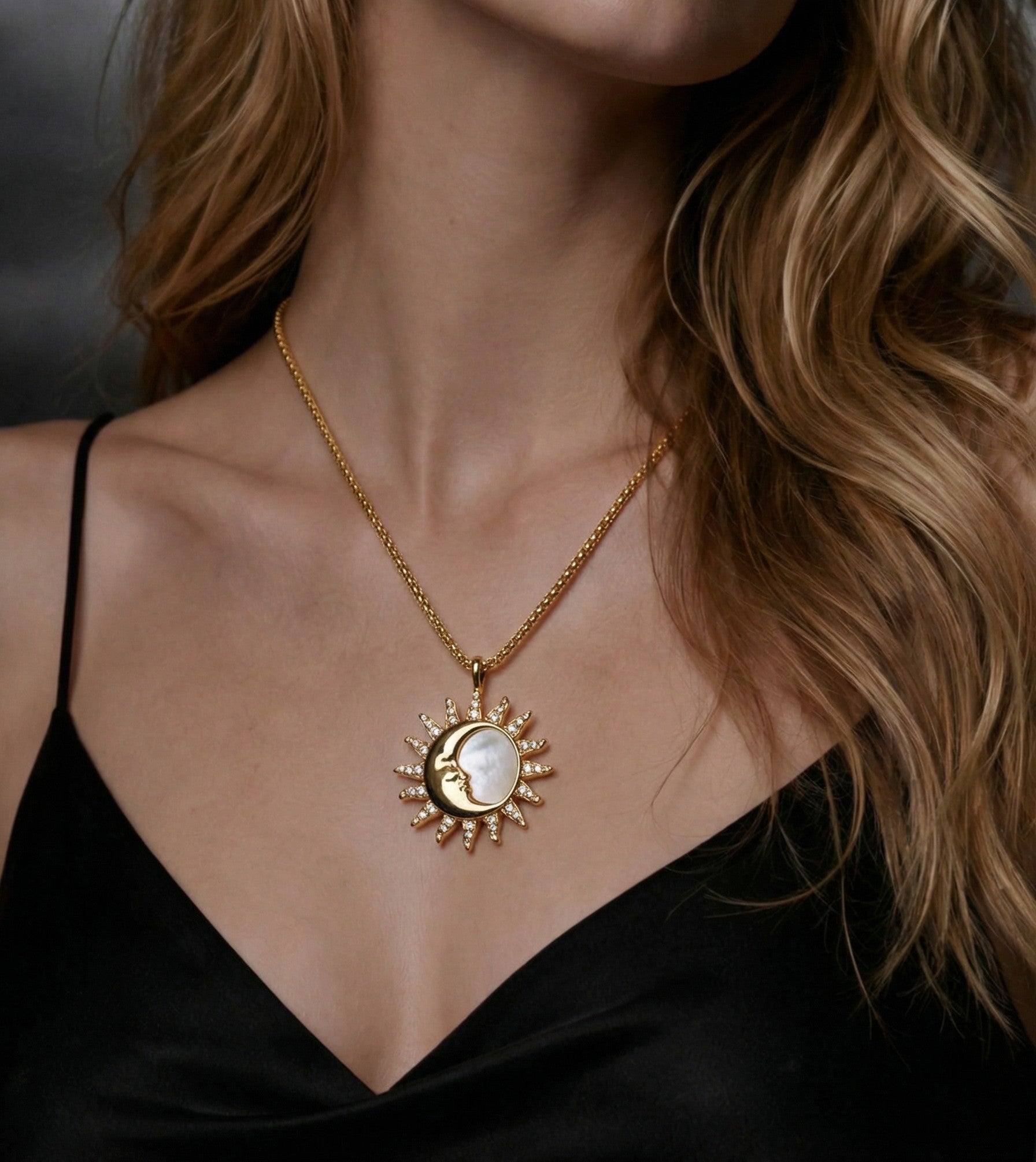 Selene Sol Sun and Moon Necklace